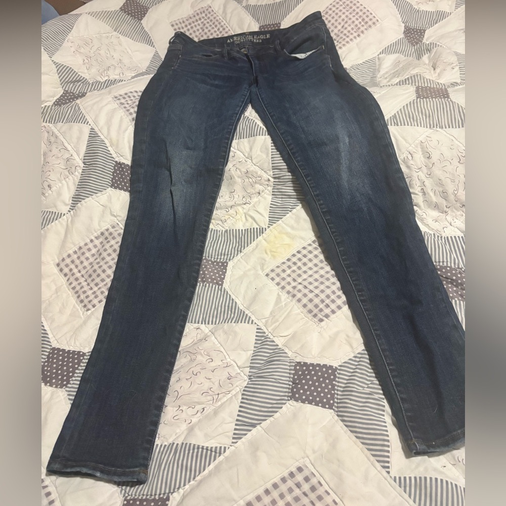 American Eagle Super Super Stretch Jeggings Size 12 Extra Long.